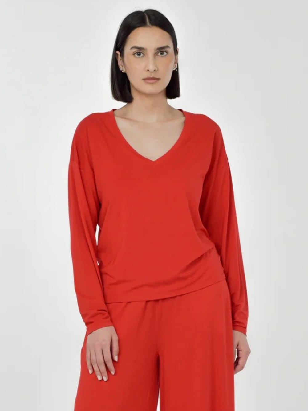 Paper Label Sienna V-neck Long Sleeve